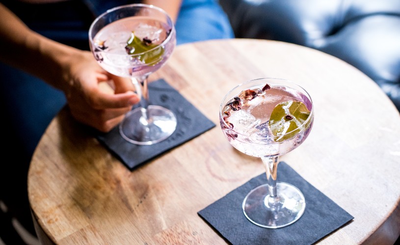 Cocktails from The Canary Gin Bar